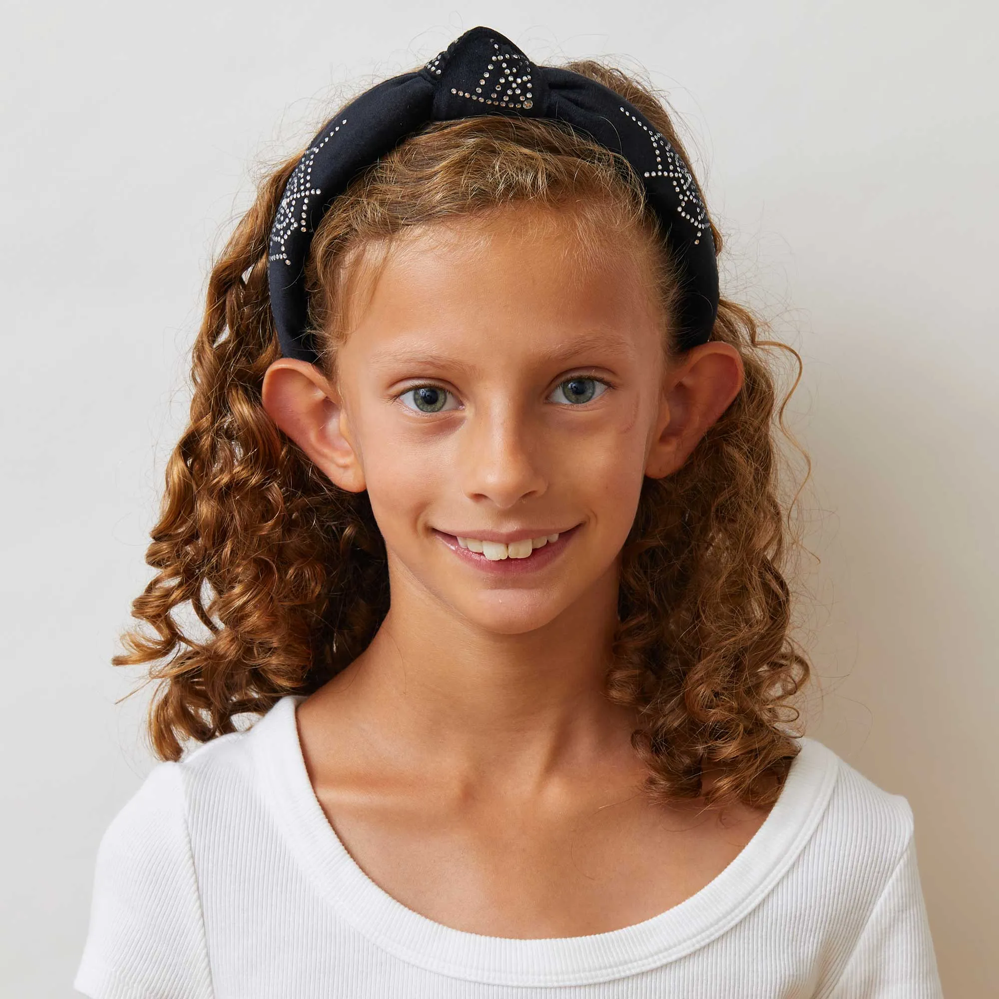 JET KIDS COBWEB SPARKLE KNOTTED HEADBAND