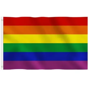 Jetlifee 3x5 FT Rainbow Flag Flags with Sturdy Brass Grommets