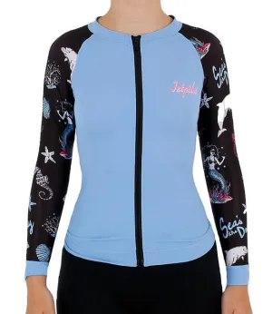 Jetpilot Seas the Day Girls Long Sleeve Rashy (2021)