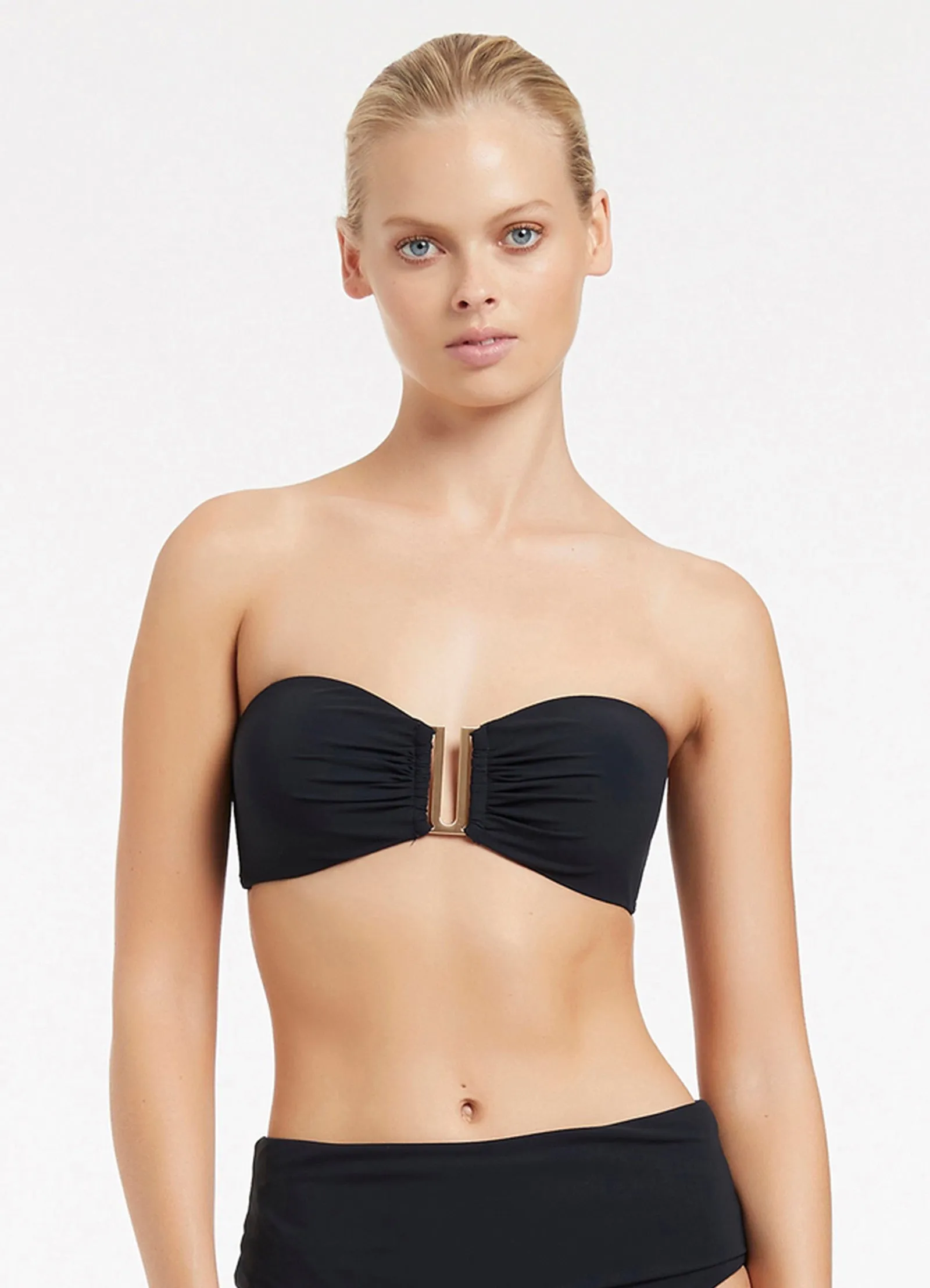 Jetset Bandeau Bikini Top - Deep Navy