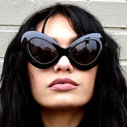 JETZ Black Cat-Eye Sunglasses