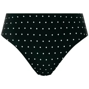 Jewel Cove High Waist Bikini Brief Black Diamond Print - Freya Swim