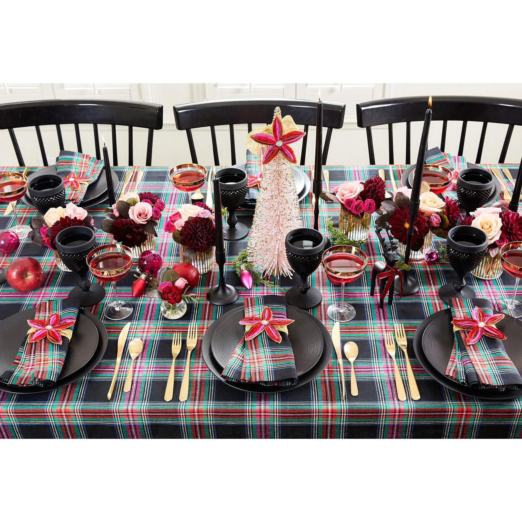 Jewel Plaid Tablecloth