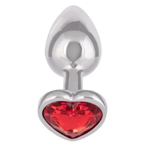 Jewel Small Ruby Heart Plug