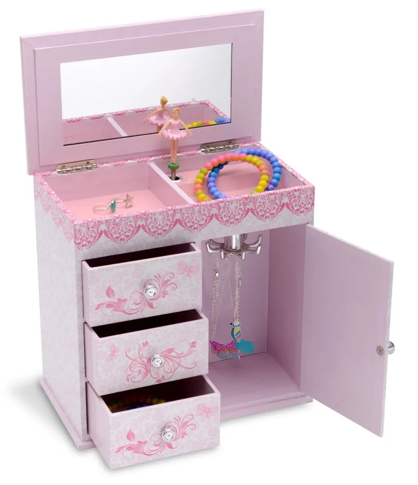 Jewelkeeper Graceful Ballerina Jewelry Box w/ 3 Drawers A1804