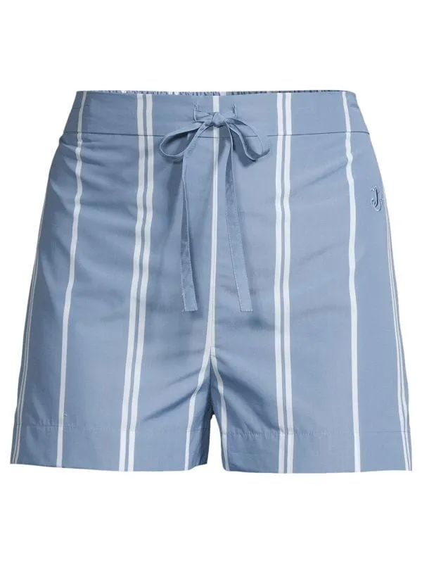 Jil Sander Striped Tie Sleep Shorts Blue