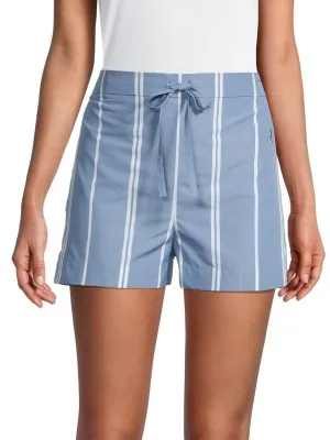 Jil Sander Striped Tie Sleep Shorts Blue