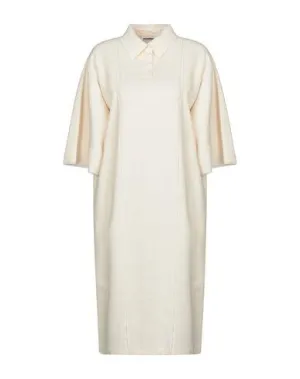 Jil Sander Women Knee-length dress Ivory 6 UK