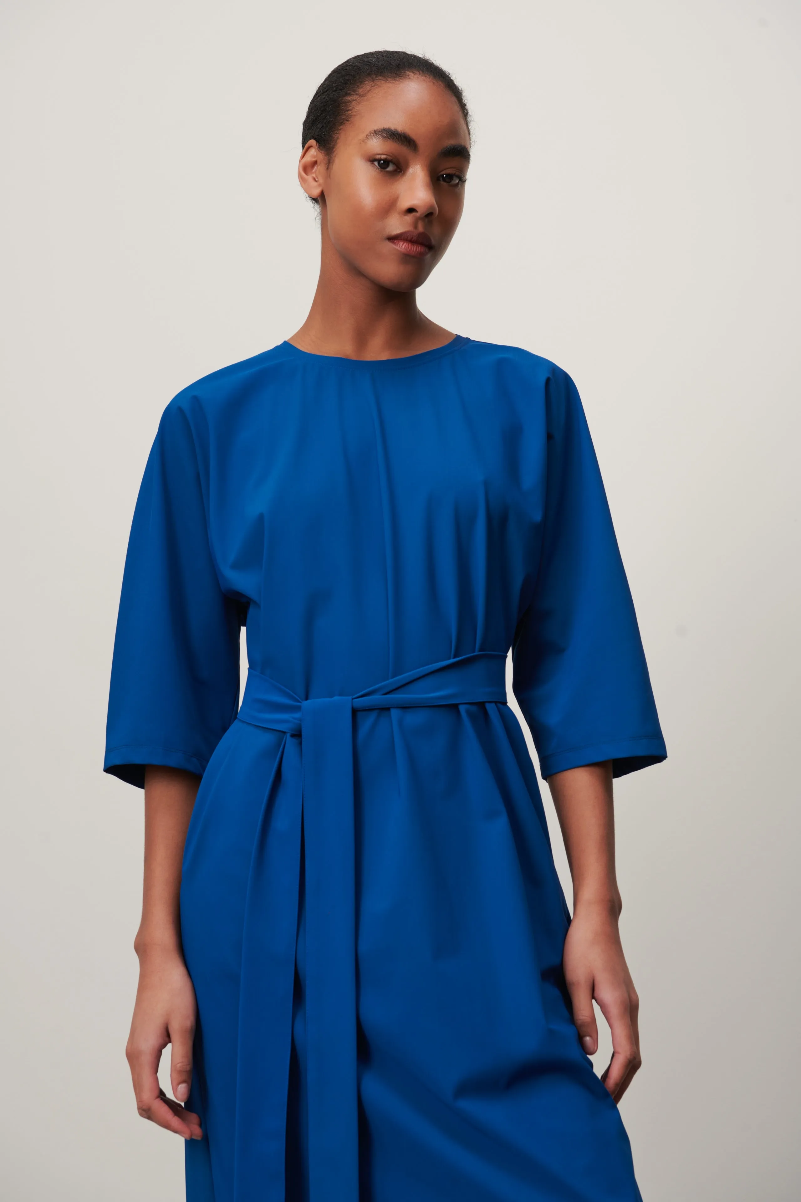 Jill Dress Technical Jersey | Light blue