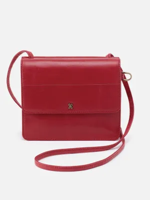 Jill Wallet Crossbody Claret by Hobo