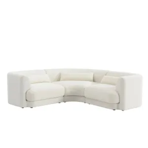 Jim Boucle Curve Sofa