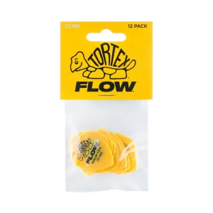 Jim Dunlop JPTF73 Tortex® Flow® Standard Player’s Pack .73mm Yellow