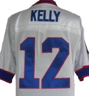 Jim Kelly Buffalo Bills Throwback Football Jersey