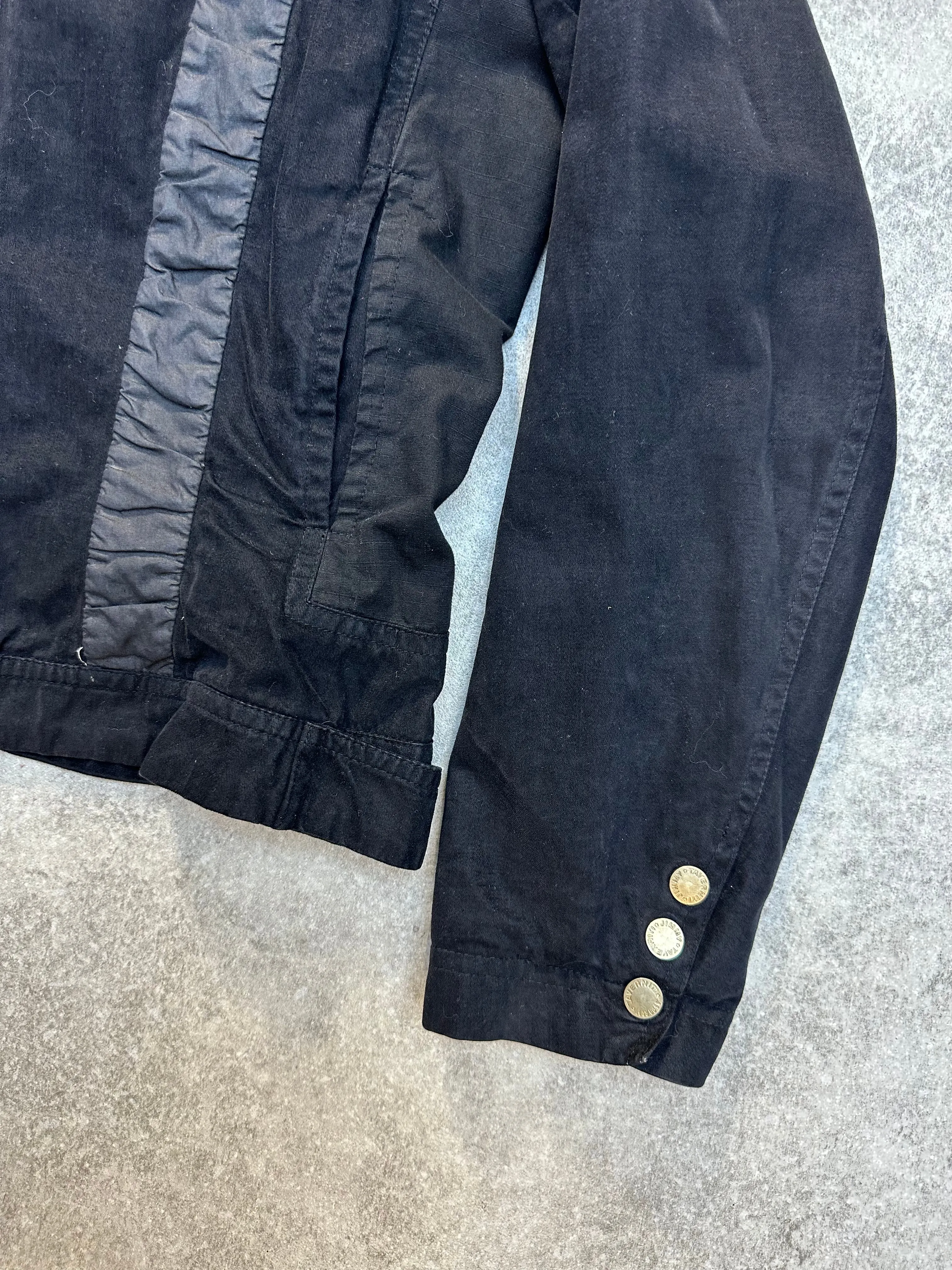 Jimmy Taverniti Panelled Button Details Military Style Jacket