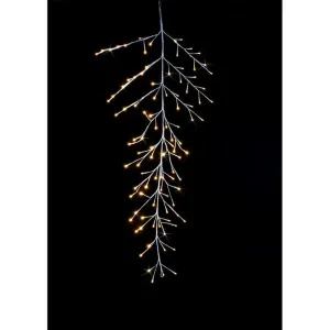 Jingles 1.5M Snowy Garland 100L Warm White Led