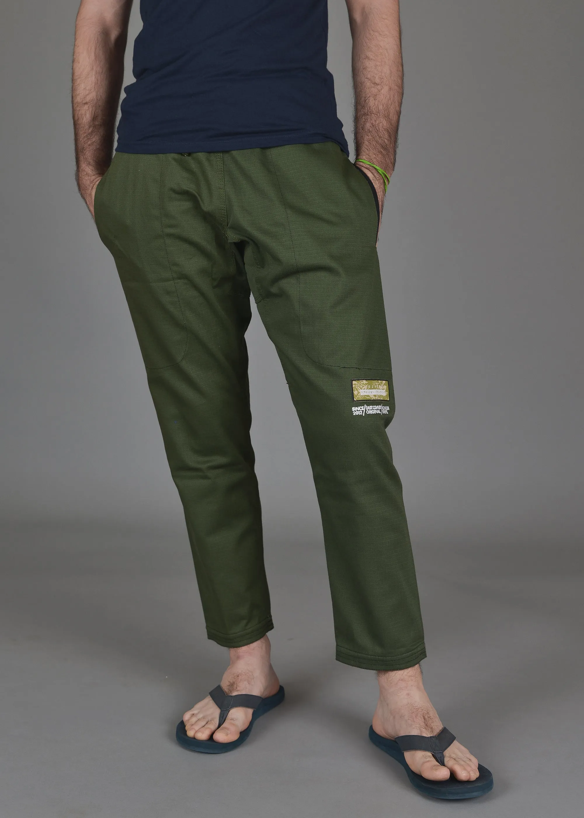 JIU JITSU ORIGINALS Men's   Women's Casual Gi Pants - Green