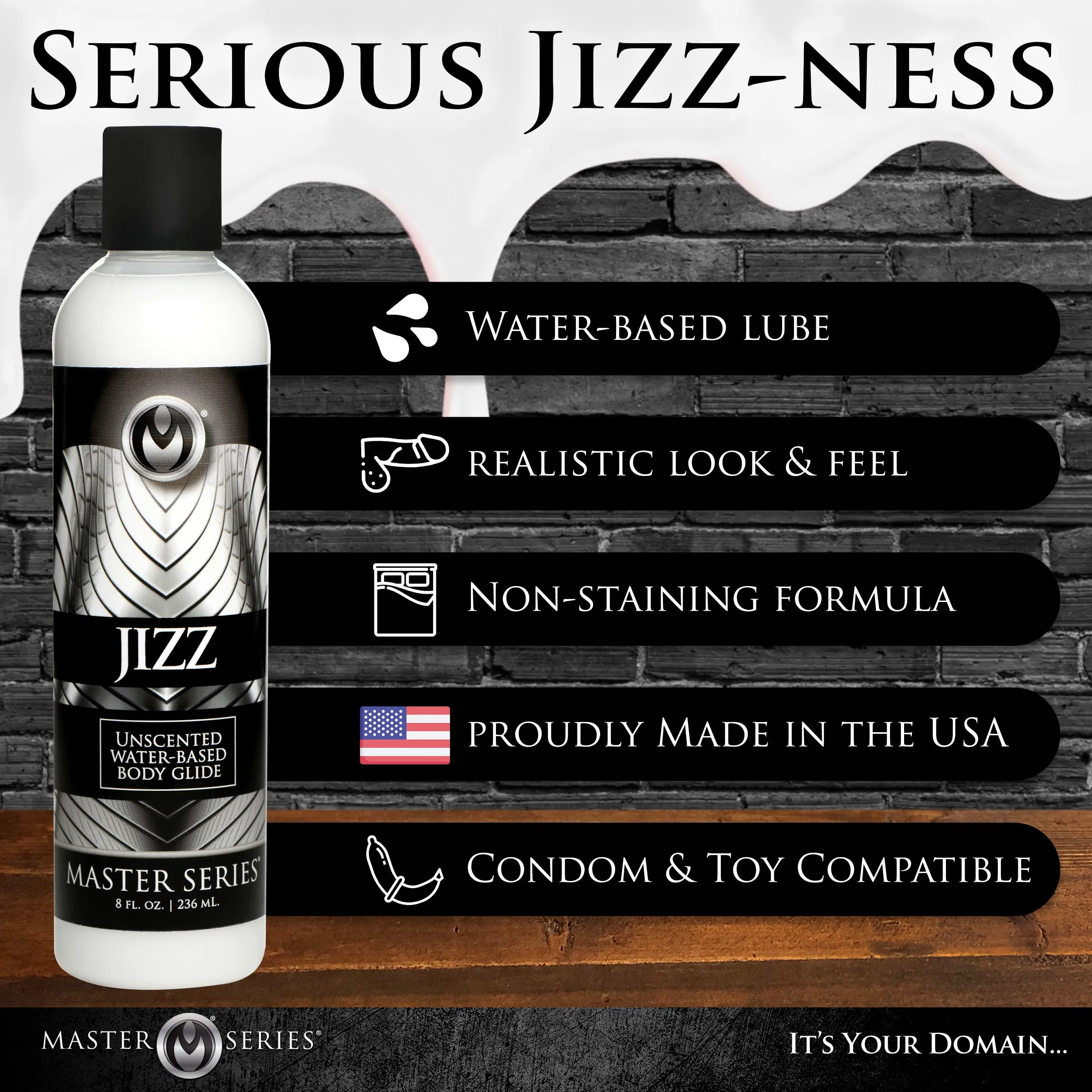 Jizz Water-Based Lubricant