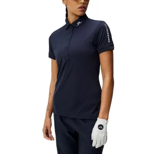 J.Lindeberg Women's Tour Tech Golf Polo Shirt - JL Navy