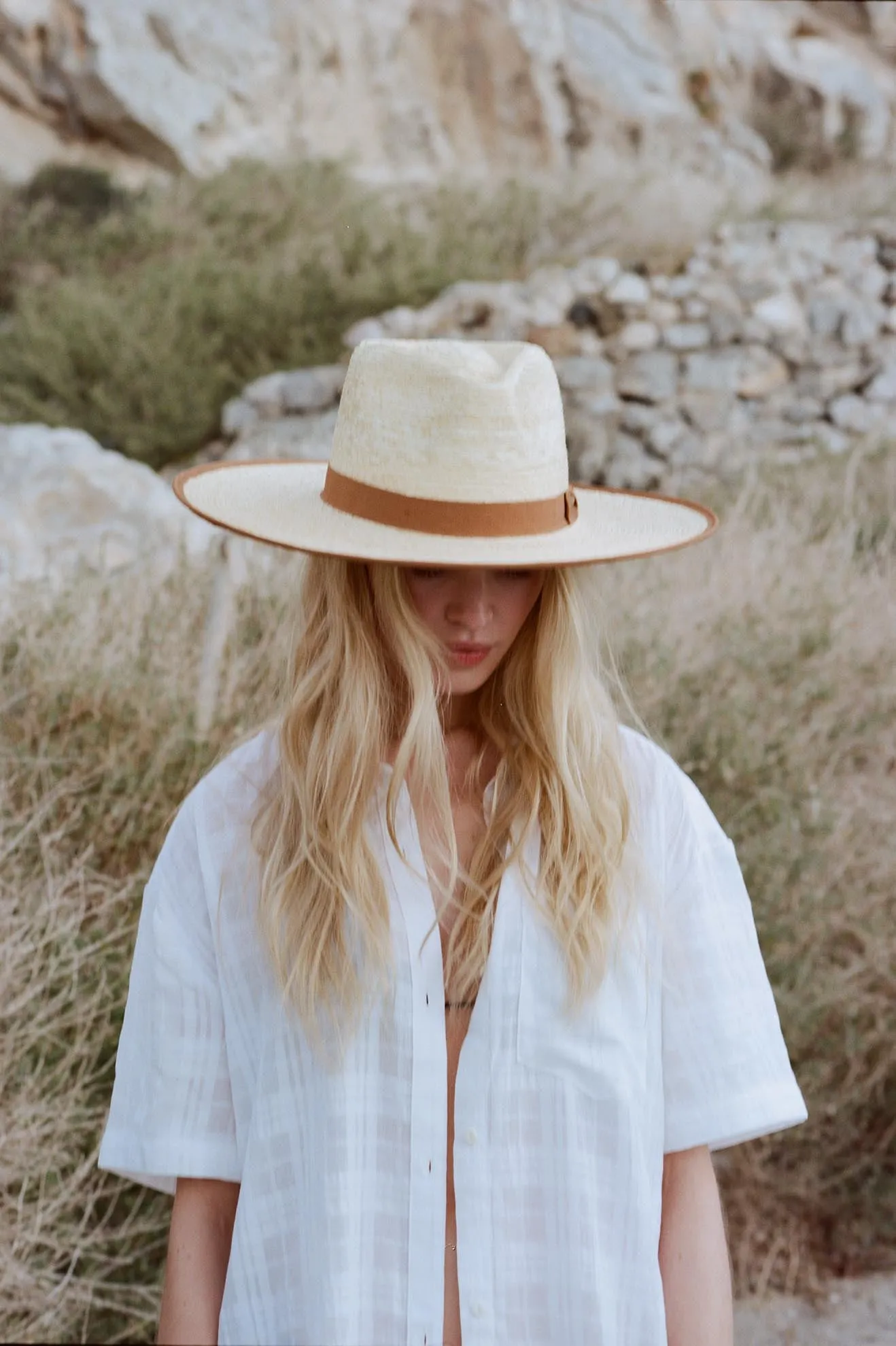 Jo Straw Rancher Hat - Natural