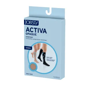 JOBST® ACTIVA Opaque Thigh High 15-20 mmHg w/ Silicone Dot Band