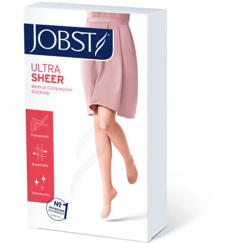 JOBST® UltraSheer Women's Waist High 20-30 mmHg, Diamond Pattern