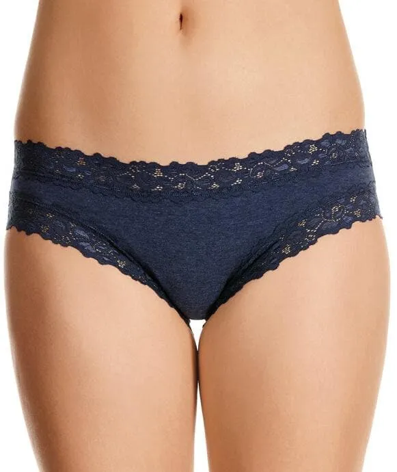 Jockey Parisienne Cotton Marle Bikini - Ink Blue