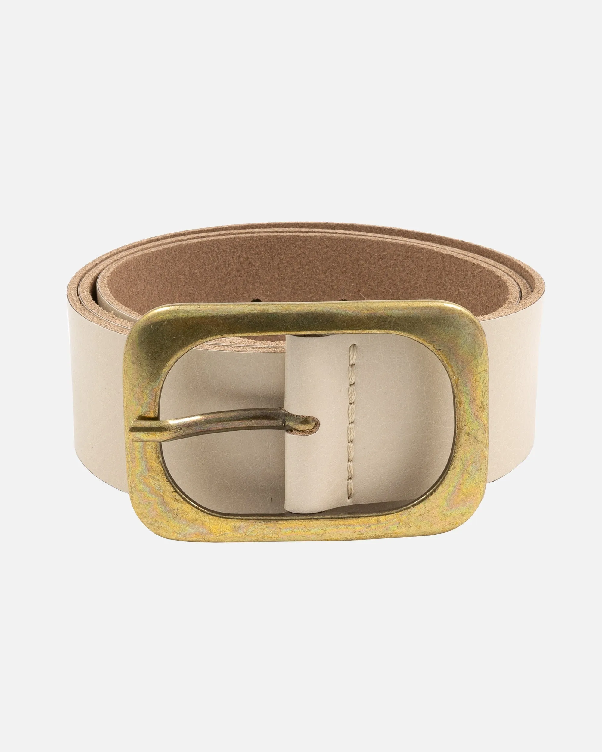 Jodi | Statement Buckle Classic Leather Belt