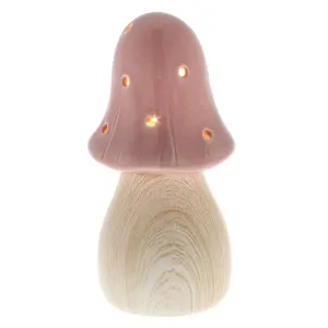 Joe Davies 14cm Mushroom Glow Lamp Small Pink