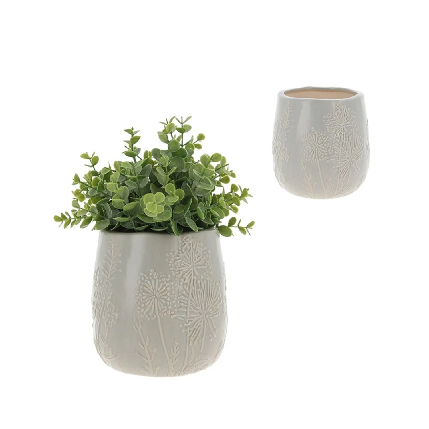 Joe Davies Meadow Sweet Grey Planter Large