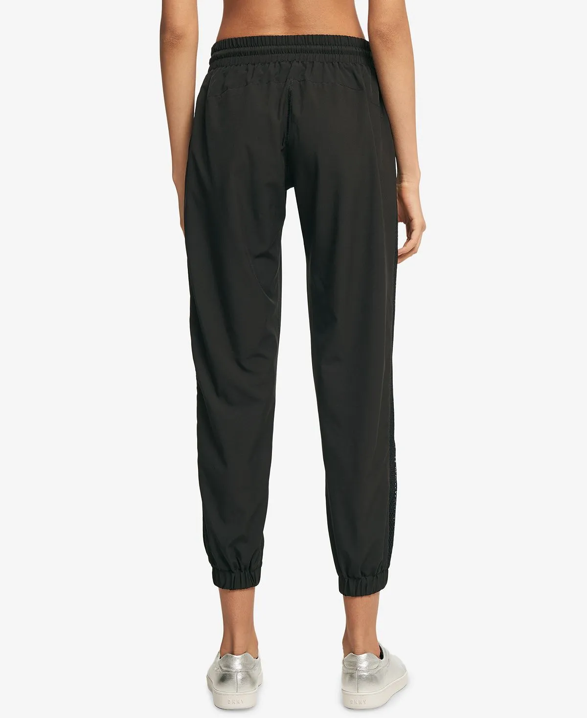 Joggers with mesh inserts DKNY, black