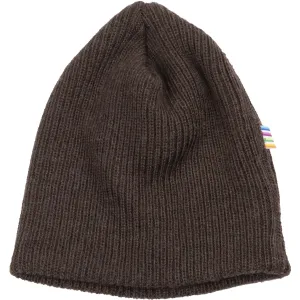 Joha Wool Dark Brown Hat 2-layered