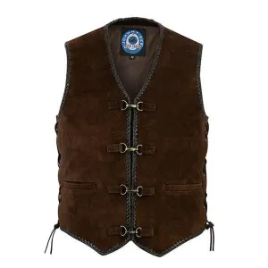 Johnny Reb "Gillies' Suede Leather Vest JRV10010