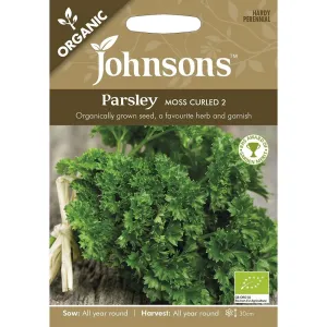 Johnson's Organic Parsley Moss Curled 2 Herb Seeds