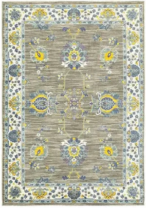 Joli 503D Grey/ Yellow Rug