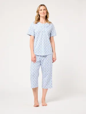 Jolina Short Sleeve 3/4 Pyjama Set