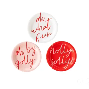 Jolly & Bright Side Plates (9 Pack)