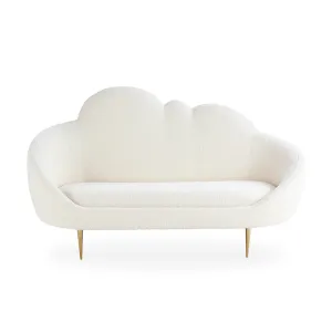 Jonathan Adler Ether Cloud Settee – Olympus Oatmeal Boucle