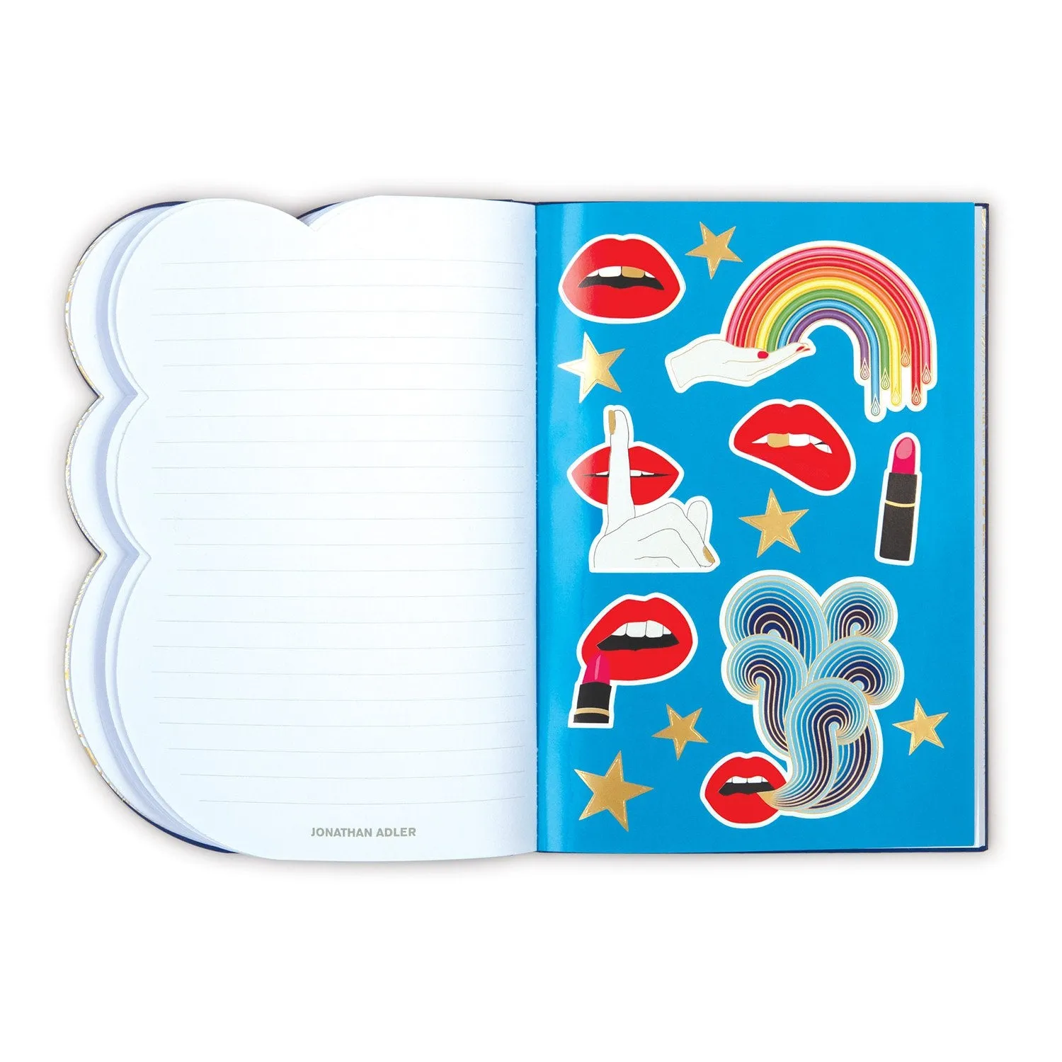 Jonathan Adler Lips A5 Journal