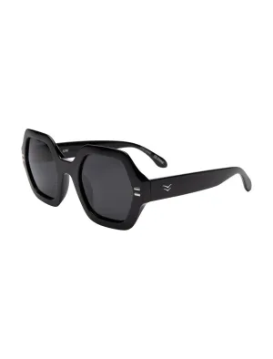 Joni Sunglasses Black / Smoke Polarized Lens