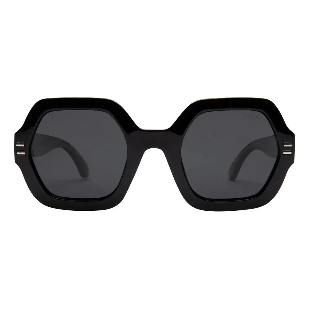 Joni Sunglasses Black / Smoke Polarized Lens