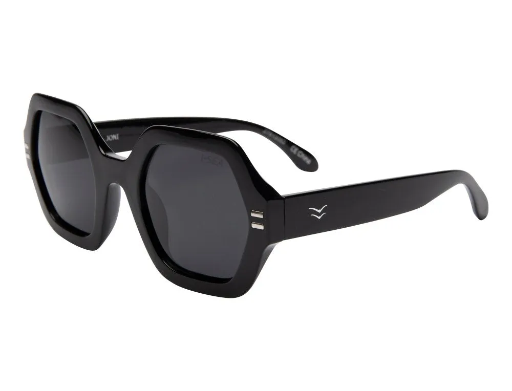 Joni Sunglasses Black / Smoke Polarized Lens