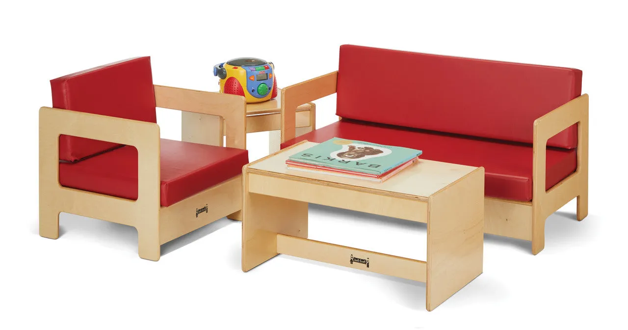 JONTI-CRAFT Kids Waiting Room Seating Set - Red