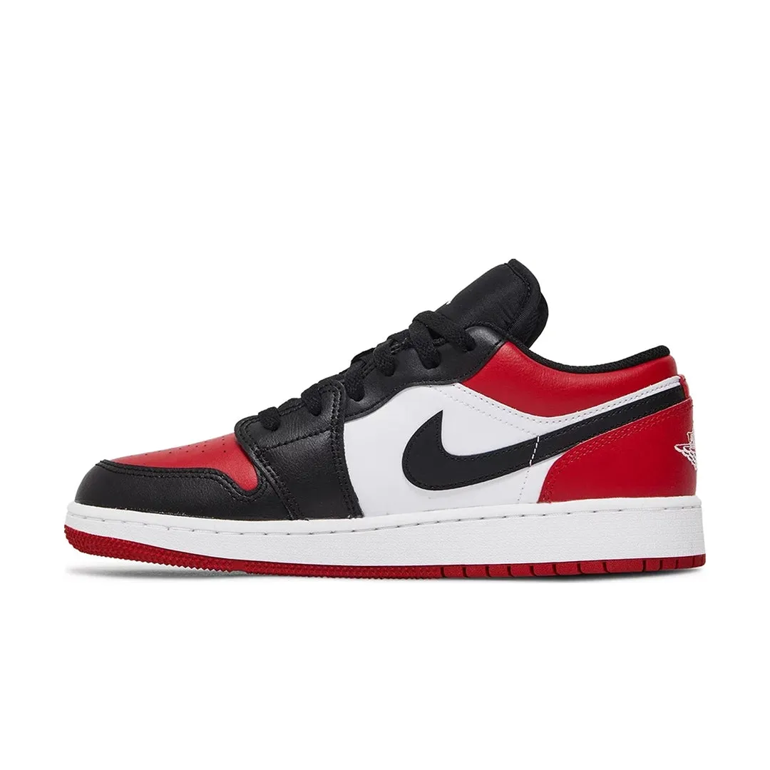 Jordan 1 Low Bred toe (GS)