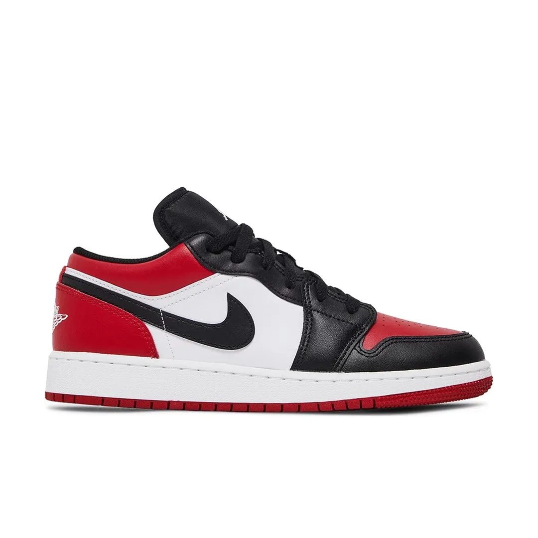 Jordan 1 Low Bred toe (GS)