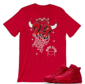 Jordan retro 12 Sneaker tee Gym Red