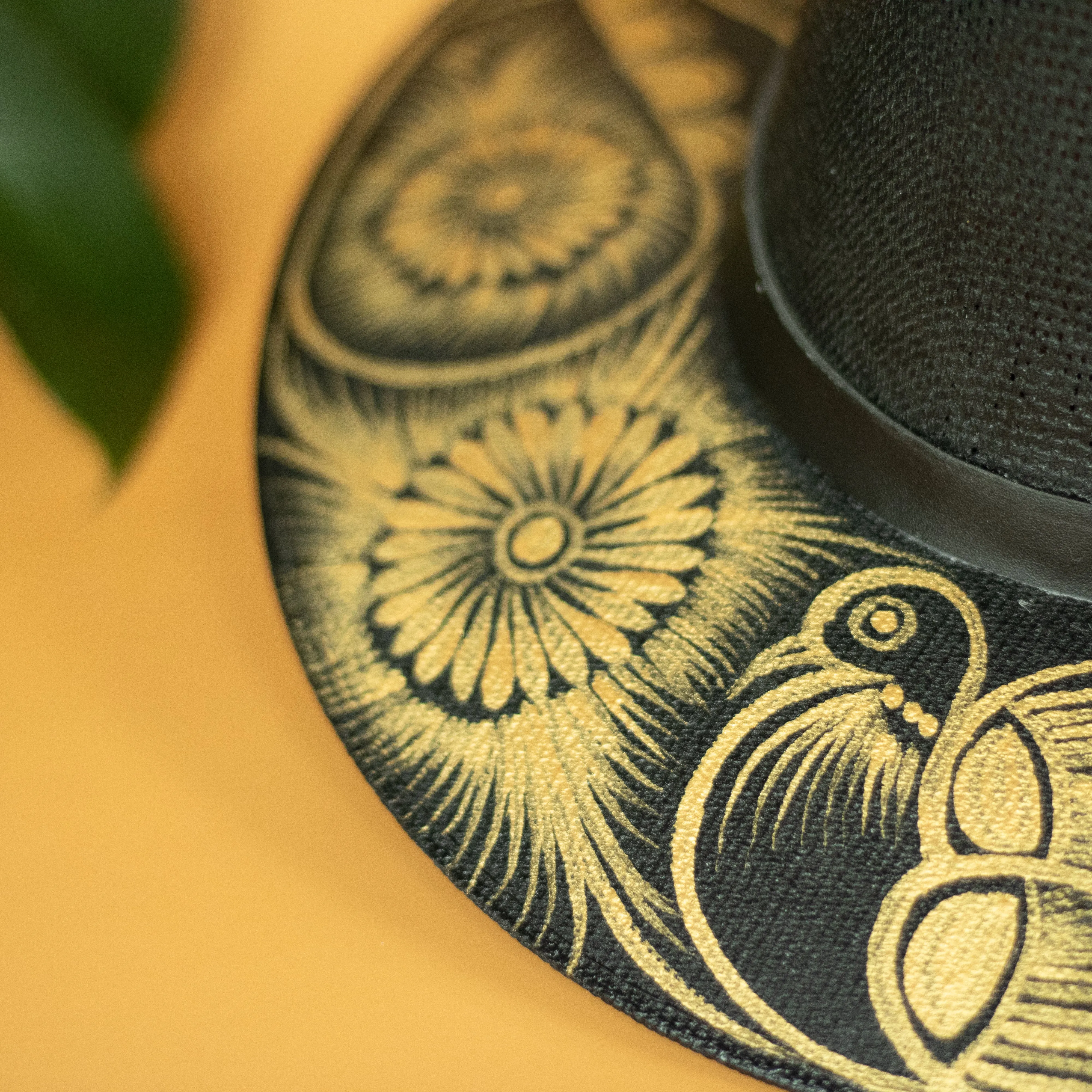 Josefina Artisanal Hat - Hand Painted in Mexico