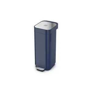 Joseph Joseph Porta 40L Pedal Kitchen Rubbish Bin Midnight Blue