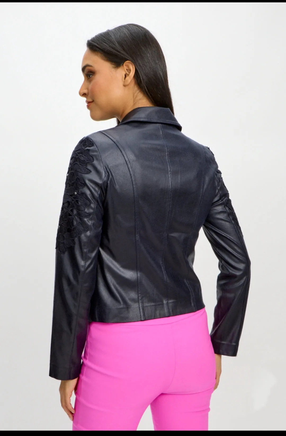 Joseph ribkoff Studded & Lace Jacket