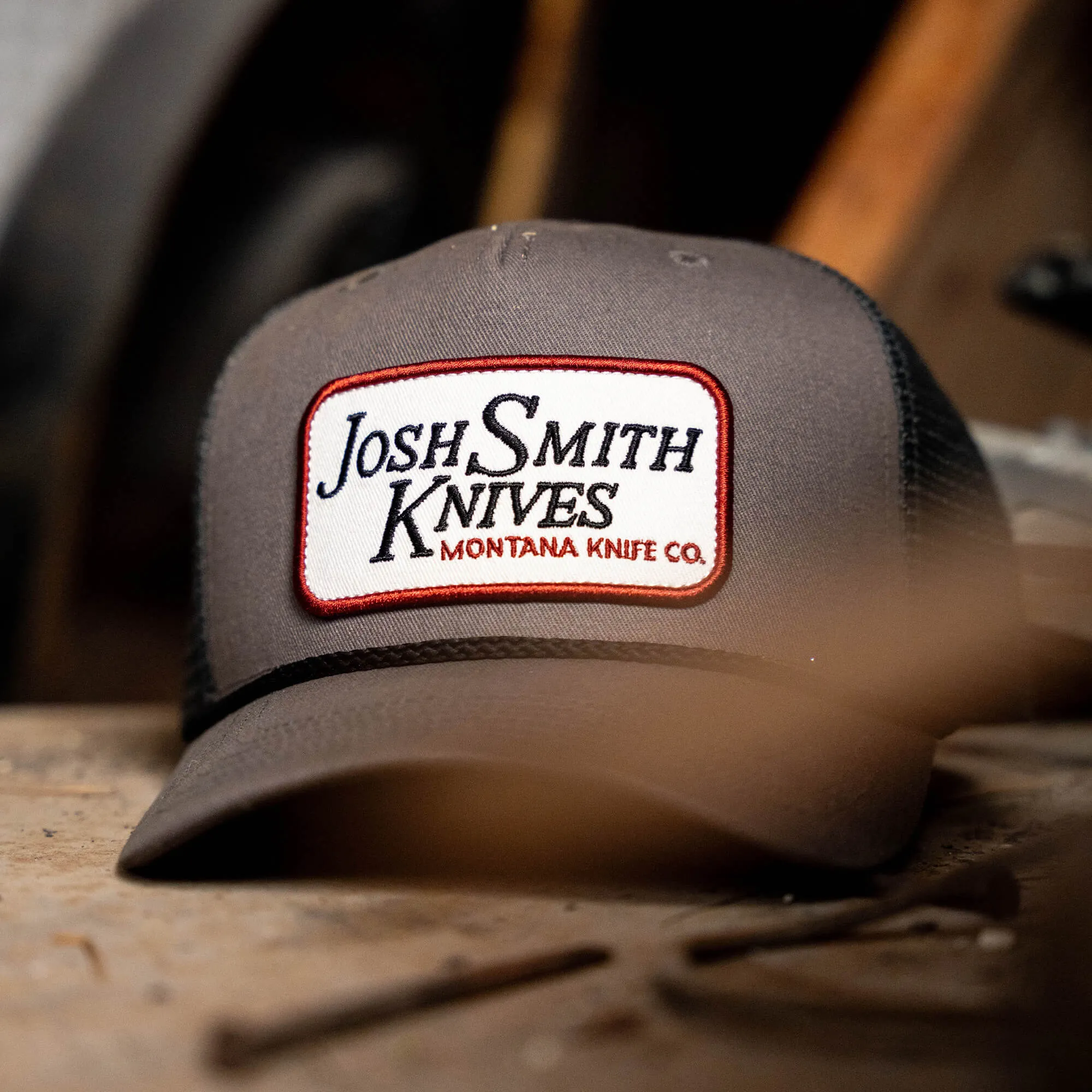 JOSH SMITH KNIVES SNAPBACK ROPE HAT - VINTAGE GREY