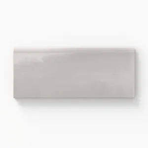 Josie 3x6 Bullnose Glossy Ceramic Tile in Fog